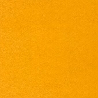 Yellow leather texture sample, granular finish, matte surface, imprinted with “egoitaliano carezza 251” brand and model details.